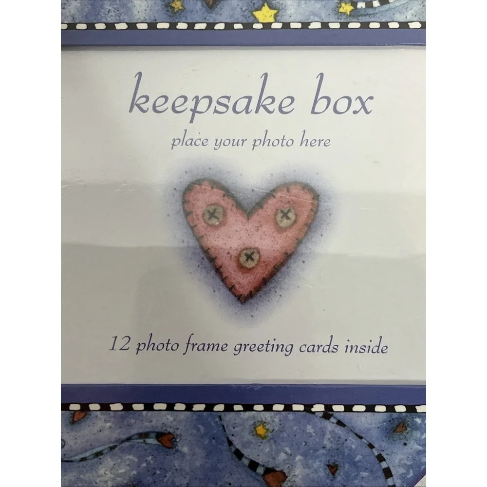 Vintage Keepsake Box 12 Photo Frame Greeting Cards & Envelopes By Kallen Godsey